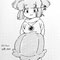 コミティア153に一般参加してきた際、塩ノ見さんから描いて頂いたイラストです！　おぼこいボタンの、やさしげな表情が本当に愛おしいです……！！