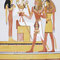 Bühnenbild "Horus und Meremptah vor Osiris und Hathor" (3,3 x 3 m) - im Fundus