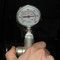 Pressione gas - manometro con tasto di azionamento