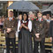v.l.: KDT OBI Erich Wurzer, Fahnenpatin Petra Peer, BGM LM Hansjörg Peer