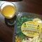 Brocoli slaw/kale salad w/ grapefruit juice