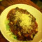 boiled cabbage w/zucchini, onions, mushrooms, tomato sauce and parmesan (yum!)