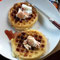 waffles w/yogurt & plum syrup
