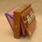 Shruti-Box, Eine Art Harmonium, mit dem man 13 verschiedene Bordun-Töne (dudelsackähnliche Brummtöne) erzeugen kann.