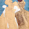 Mannen met gat (1998) — schilderij met olieverf en potlood van twee figuren tegenover elkaar, waarbij de achterste figuur een ronde opening in het lichaam heeft.