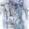 Striped Beggar (1997) — pencil drawing of a male figure that nearly dissolves into a dense field of vertical and horizontal lines.