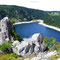 Lac Blanc Alt:1054m Rocher Château Hans(amas granitique surmonté d'une vierge