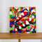 Blüten und Blätter Acrylbild