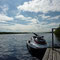 Jet-ski in Ounasjoki river. Picture: Àlex S.Casanovas