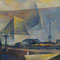 WV 1042, Kaiserdamm, Berlin, 2015, 55x80cm, ICC + Funkturm + S-Bhf Messe Nord/ICC 