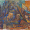 Entwurf, ATOMO, 2019, Öl auf Malpapier, 30x40cm
