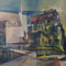 WV 1021, Kaiserdamm, Berlin, 2015, 60x80cm, Kaiserdammbrücke