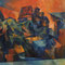 WV1381, "Burg" Lietzensee, 2022, 80x100cm
