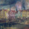 WV 571, BerlinBerlin, 2008, 45x60cm, Spreeufer, Nikolaiviertel (V)