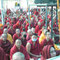 Mönche waren auf den Dalai Lama