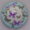 Marque : LONCLE A N° Lambert : 31 Couleur : Fond blanc, contour bleu ciel Description : Papillon - nom de la marque Emplacement : 