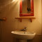 la salle de bain avec un lavabo et une douche 