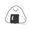 ノリのおにぎり（顔つき）