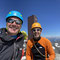 Glücklich und zufrieden am Gipfel des Monte Leone.