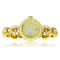 Damenuhr in Gelbgold mit einer Vielfalt Brillanten, speziel angefertigt von Goldschmiede OBSESSION Zürich und Wetzikon