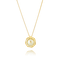 Collier und Anhänger in Gelbgold mit einer Perle und Brillanten aus der Himalaja Kollektion der Goldschmiede OBSESSION Zürich und Wetzikon