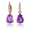 Amethyst Tropfen in Rotgold mit Brillanten aus der Gremlin Kollektion der Goldschmiede OBSESSION