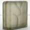 1919/8 Double End Wave Wolke Bworn Sahara 1S Braun Glasbaustein Endsteine Double End Terminal 19x19 Glass Blocks Zarte Farben Solaris glasbausteine glassteine glasbausteine-center Bloques de vidrio Blocos de vidro Glasblokke glass blokker Lasitiilet Glasb