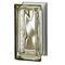SEVES Glassblock Pegasus Siena R09 O MET Metallizzato Glasbaustein Wolke metallisiert Glass Blocks Wave Clear metallised ondulé metallisée 19x9,4x8 19x9 Briques de verre Glasblok