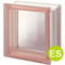 Wärmedämmung  ES /  Energy Saving design pegasus glasbausteine-center glasbausteine-center.de Q19 19x19x8 Vollsicht glatt Clearview smooth lisse rosa pink rose  Luksfery steklenih zidakov шклаблокі bloic ghloine стъклени блокове Glass Bricks шыны блоктар 