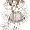 すめじさん画のナツメスジちゃん！！　こんな、こんなキュートに描いて頂けてもう、感無量です……！
