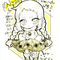 過去に描いて頂いたイラストです。この、ムッ！　とした表情が本当に愛おしすぎて……！！　本当にありがとうございます！