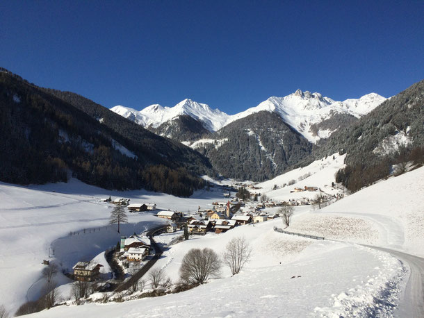 ´Der Winter in Weißenbach im Ahrntal in der Ferienregion Kronplatz ist ein Traum in Weiß