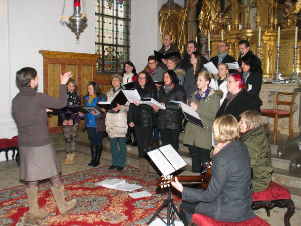 Da Capo beim Gottesdienst für Liebende in Mureck, 09. Februar 2014