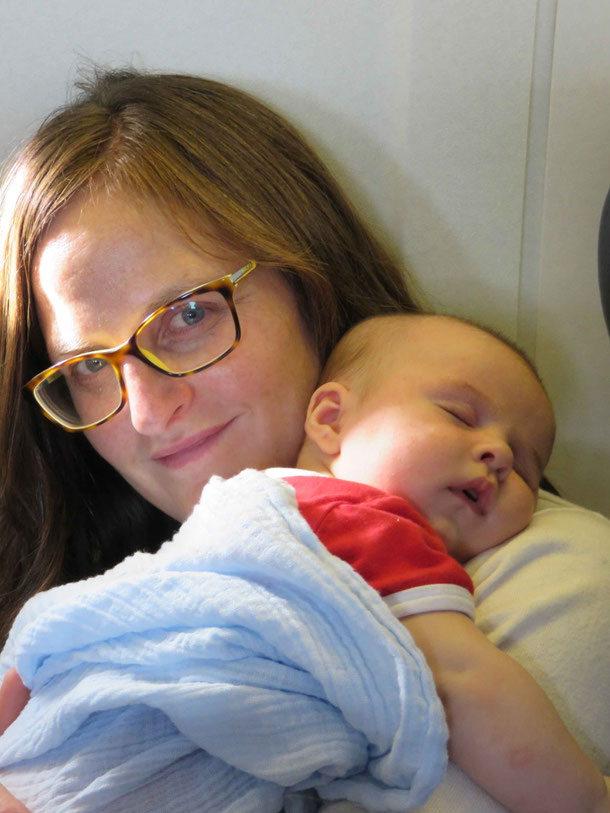 Baby Sleeping on Flight