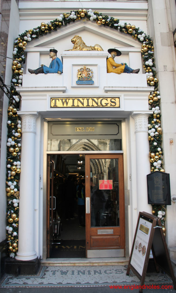 Die Briten und der Tee, Englischer Tee Zubereitung und Geschichte des Teetrinkens in England, Twinings in London