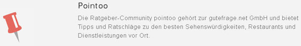 Web-Eintrag in Pointoo