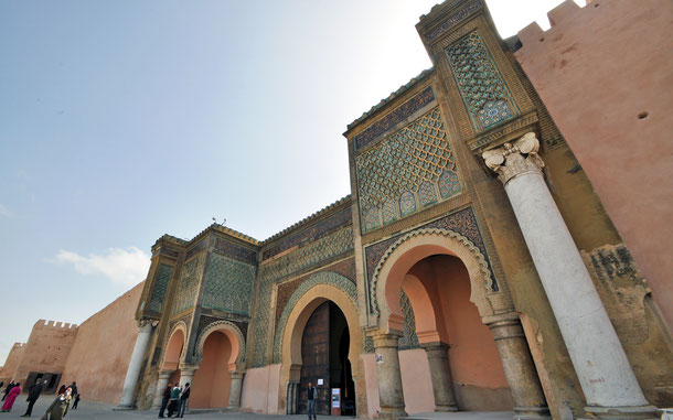 世界遺産「古都メクネス（モロッコ）」のマンスール門