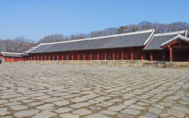 韓国の世界遺産「宗廟」、正殿