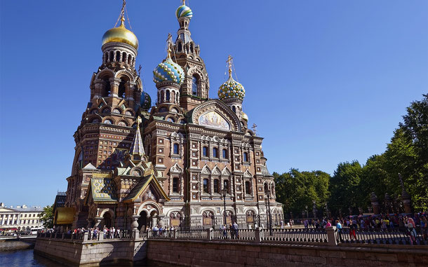 世界遺産「サンクトペテルブルク歴史地区と関連建造物群(ロシア)」、血の上の救世主教会