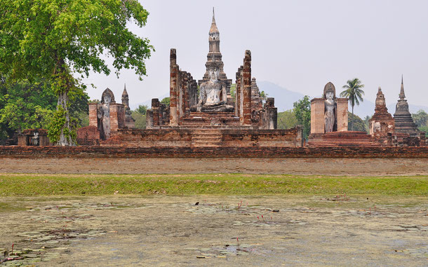 世界遺産「古代都市スコータイと周辺の古代都市群(タイ)」、ワット・マハタート