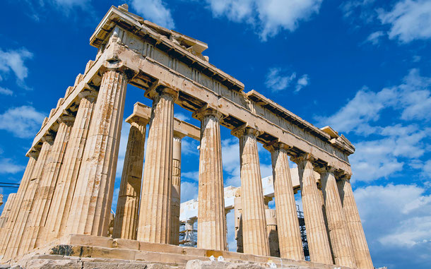 ギリシアの世界遺産「アテネのアクロポリス」のパルテノン神殿