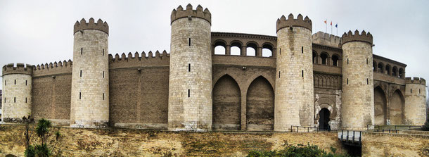 世界遺産「アラゴン州のムデハル様式建造物(スペイン)」、サラゴサのアルハフェリア宮殿