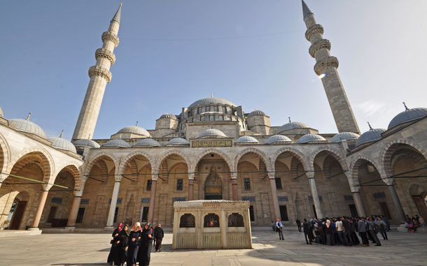 世界遺産「イスタンブール歴史地域(トルコ)」、スレイマニエ・モスク