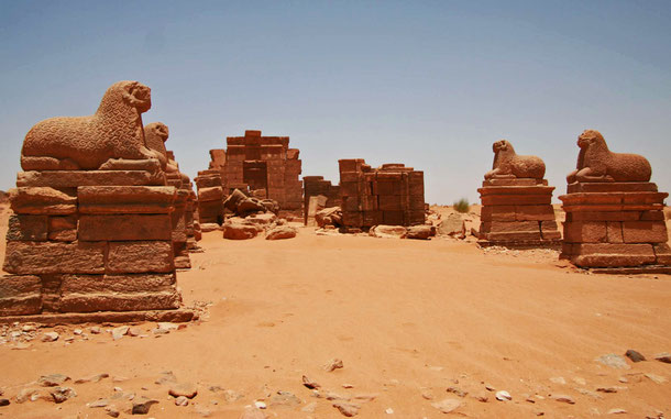 スーダンの世界遺産「メロエ島の考古遺跡群」、ナカ遺跡