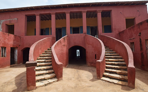 セネガルの世界遺産「ゴレ島」のメゾン・デ・エスクラーヴ＝奴隷の家