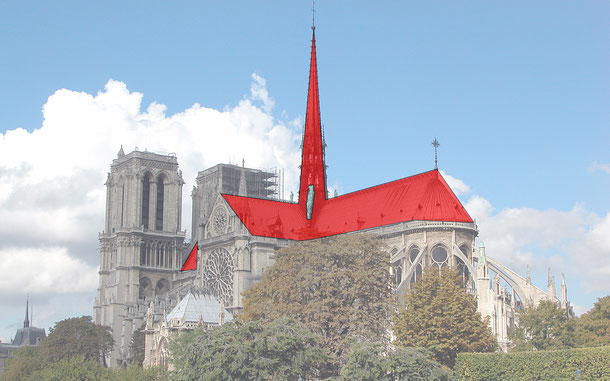 パリのノートル・ダム大聖堂