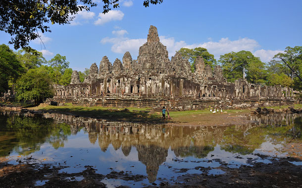 世界遺産「アンコール（カンボジア）」、アンコール・トムのバイヨン寺院