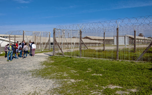 南アフリカの世界遺産「ロベン島」、旧マキシマム・セキュリティ刑務所