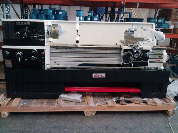 TORNO UNIVERSAL PESADO DE 18"X60" GH-1860ZX WESTON $13,500.00 USD + IVA