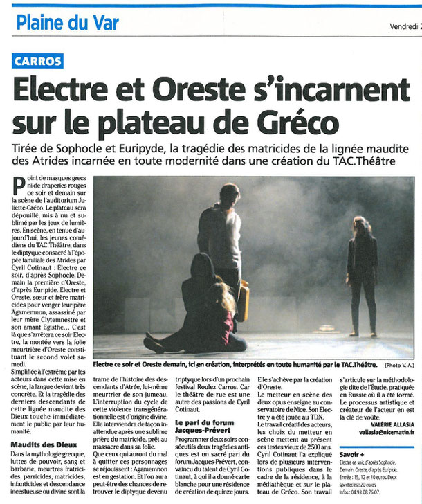 Nice Matin - 25.01.2013